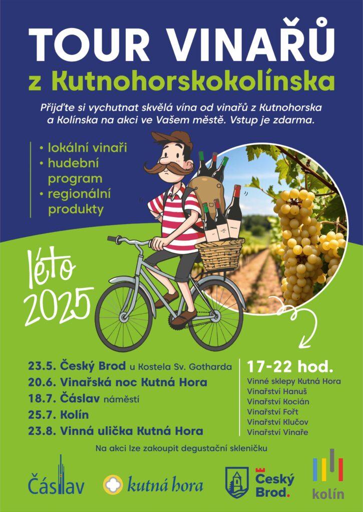 Tour vinařů z kutnohorskokolínska