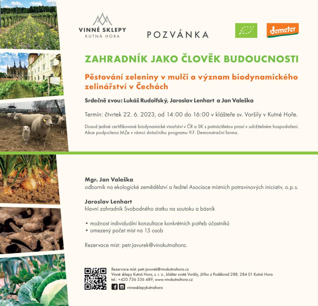 Zahradník jako člověk budoucnosti