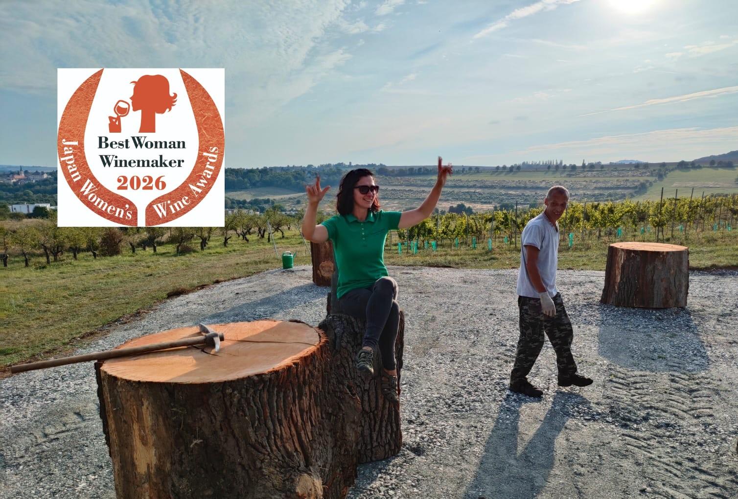 Nejvyšší ocenění pro Cabernet Blanc 2024 & Best Woman Winemaker pro naši enoložku v soutěži vín SAKURA, Japonsko