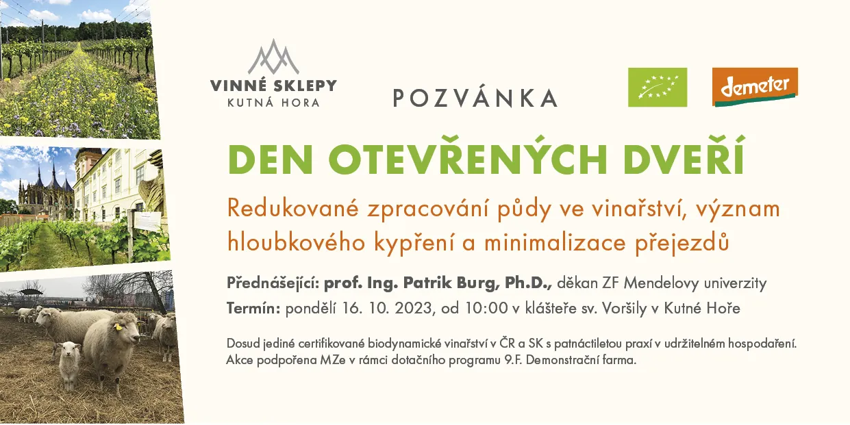 Přečtete si více ze článku DEN OTEVŘENÝCH DVEŘÍ – Redukované zpracování půdy ve vinařství, význam hloubkového kypření a minimalizace přejezdů