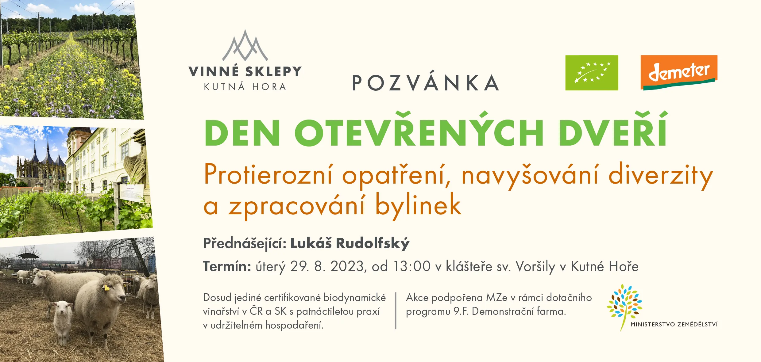 Přečtete si více ze článku DEN OTEVŘENÝCH DVEŘÍ – Protierozní opatření, navyšování diverzity a zpracování bylinek